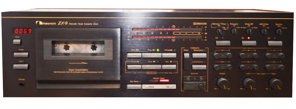 Nakamichi ZX-9, AKAI GX-95 mk2, дека, касеетный магнитофон